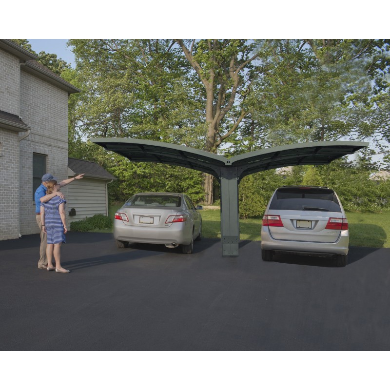 Canopia Arizona Breeze Carport doppio in Aluminium 6x5 m Canopia Arizona Breeze Carport doppio in Aluminium 6x5 m