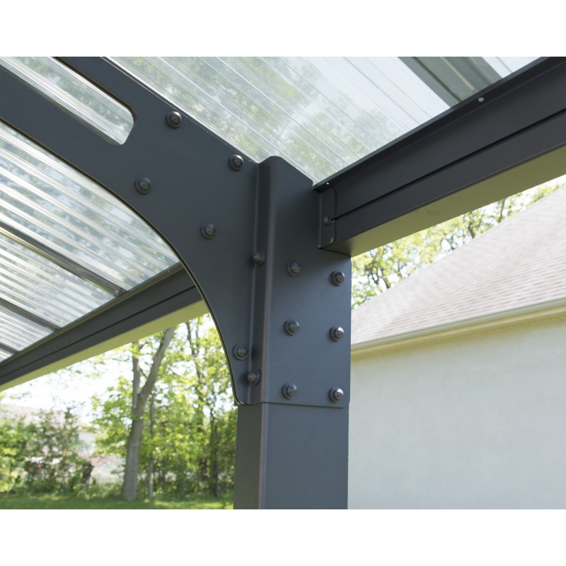Canopia Arizona Wave Carport doppio en aluminium 6x5 m Canopia Arizona Wave Carport doppio en aluminium 6x5 m