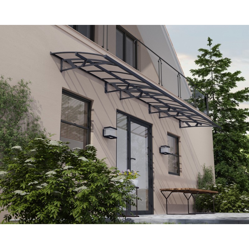 Canopia Amsterdam Auvent de porte 670x140 cm Transparent Canopia Amsterdam Auvent de porte 670x140 cm Transparent