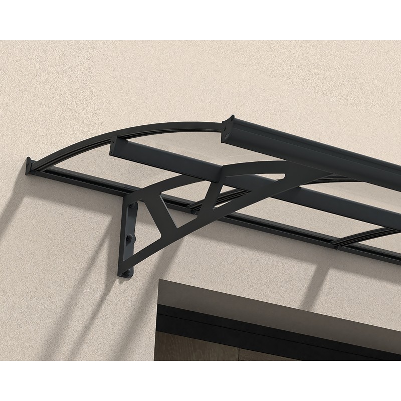 Canopia Amsterdam Auvent de porte 670x140 cm Transparent Canopia Amsterdam Auvent de porte 670x140 cm Transparent