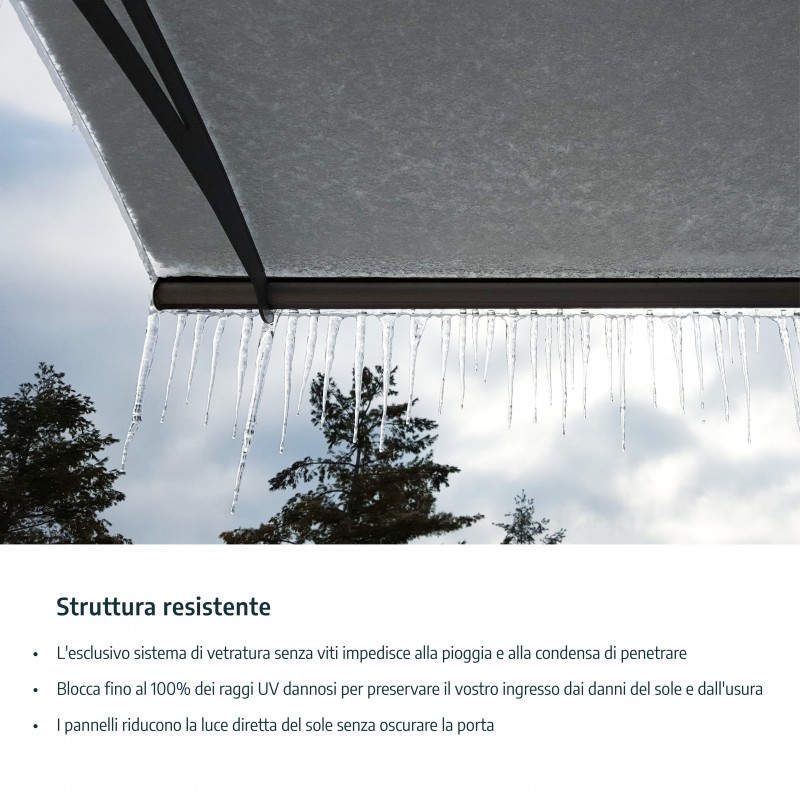 Canopia Aquila Auvent de porte 302x91 cm Transparent Canopia Aquila Auvent de porte 302x91 cm Transparent