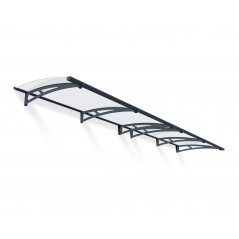 Canopia Aquila Auvent de porte 412x91 cm Transparent