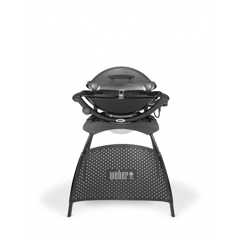 Barbecue Weber Électrique Q 2400 Gris Foncé avec Chariot Réf. 55020853