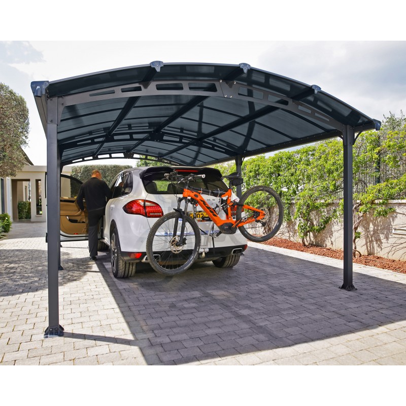 Canopia Arcadia Carport in Aluminum 3.6 X 11 m