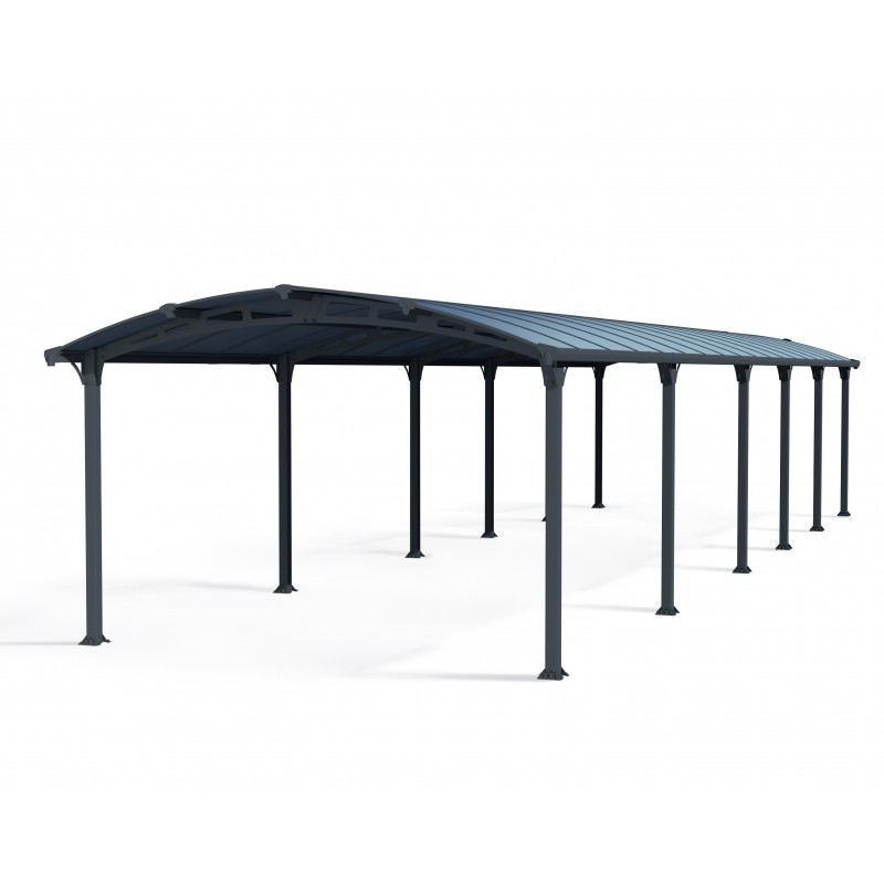 Canopia Arcadia Carport in Aluminum 3.6 X 13 m