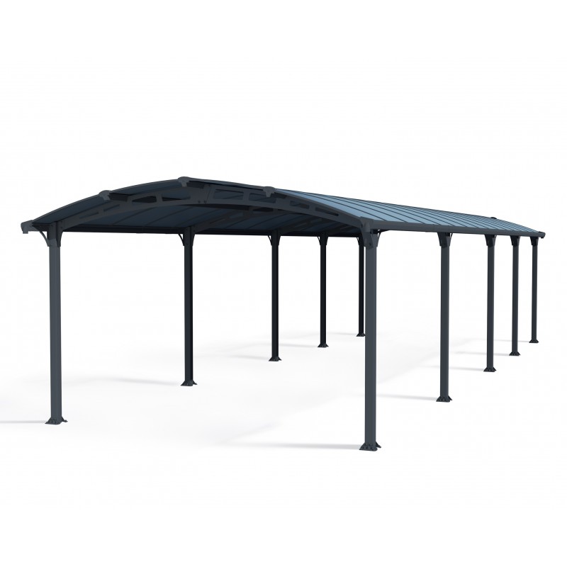 Canopia Arcadia Carport in Aluminum 3.6 X 11 m