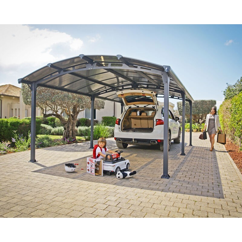 Canopia Arcadia Carport in Aluminum 3.6 X 6.5 m