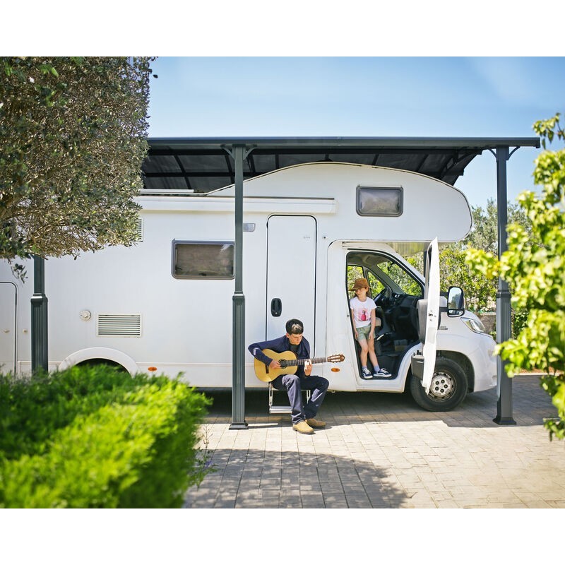 Canopia Alpine Carport pour camping-cars et bateaux en aluminium 3.6x4.4 m Canopia Alpine Carport pour camping-cars et bateaux en aluminium 3.6x4.4 m