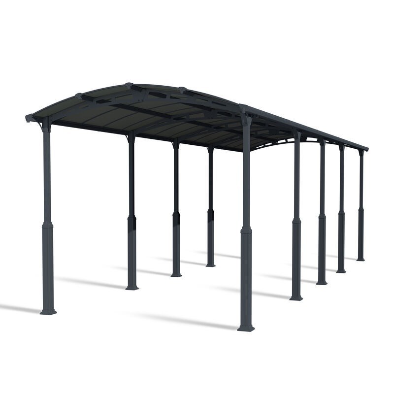 Canopia Alpine Carport pour camping-cars et bateaux en aluminium 3.6x11 m Canopia Alpine Carport pour camping-cars et bateaux en aluminium 3.6x11 m