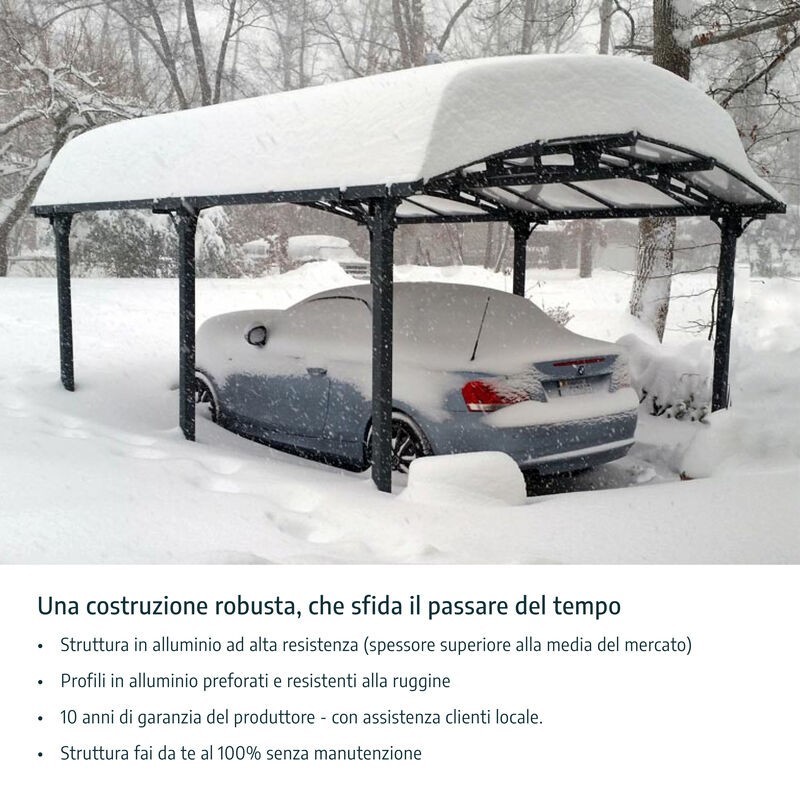 Canopia Vitoria Carport en aluminium 3x5 m Canopia Vitoria Carport en aluminium 3x5 m