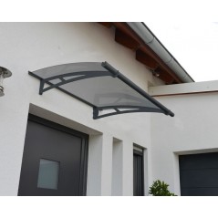 Canopia Aquila Door Awning 150x91 cm Grey