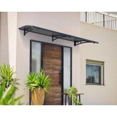 Canopia Aquila Auvent de porte 205x91 cm Gris