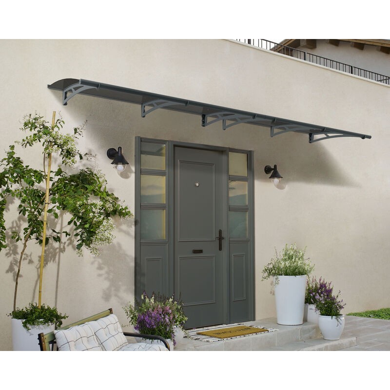 Canopia Aquila Auvent de porte 412x91 cm Gris Canopia Aquila Auvent de porte 412x91 cm Gris