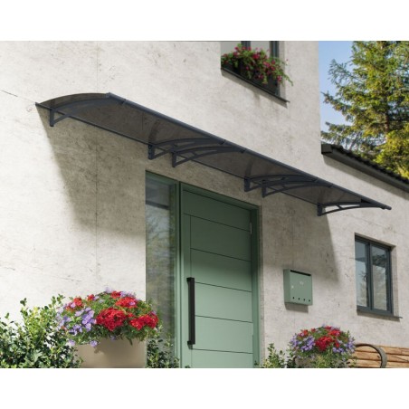 Canopia Aquila Auvent de porte 453x91 cm Gris
