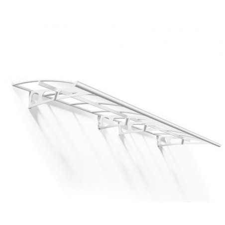 Canopia Bordeaux Auvent de porte 447x140 cm Transparent