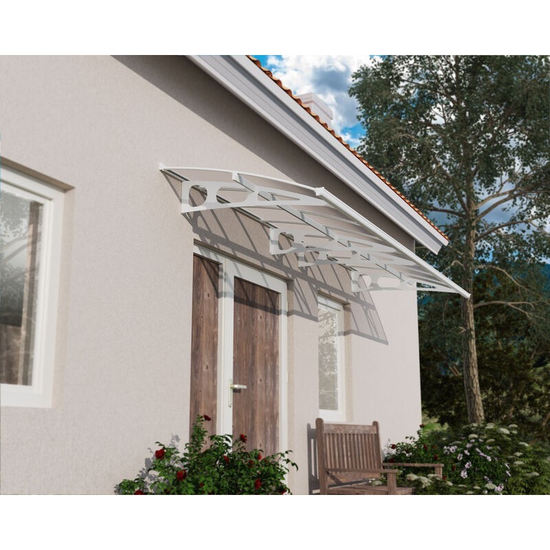 Canopia Bordeaux Auvent de porte 447x140 cm Transparent Canopia Bordeaux Auvent de porte 447x140 cm Transparent