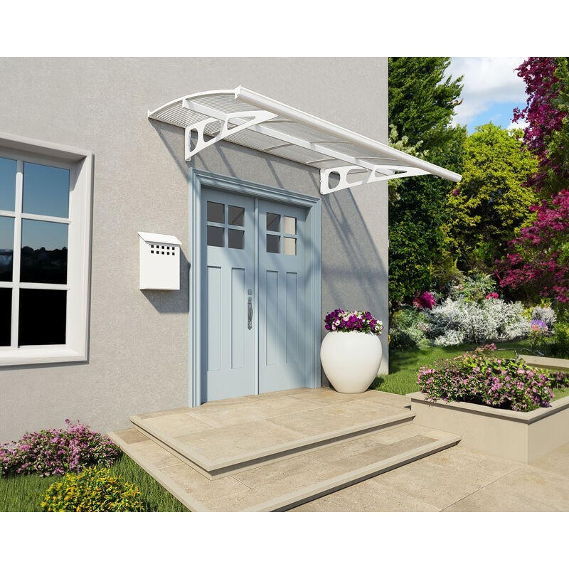 Canopia Bordeaux Auvent de porte 223x140 cm double paroi Canopia Bordeaux Auvent de porte 223x140 cm double paroi
