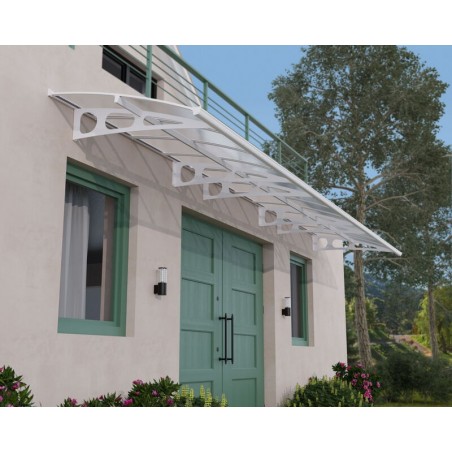 Canopia Bordeaux Auvent de porte 670x140 cm double paroi