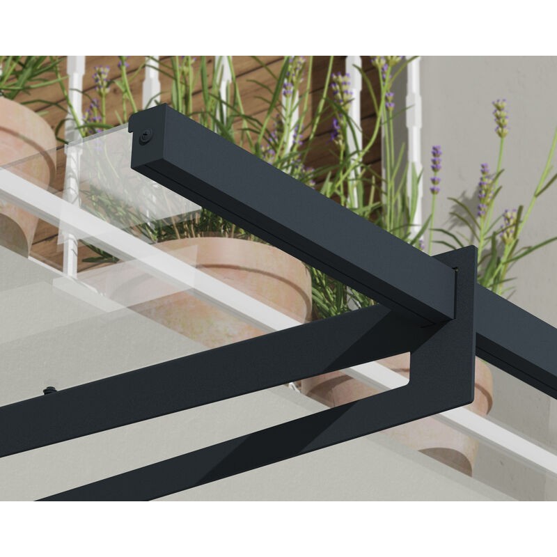 Canopia Bremen Auvent de porte 150x93 cm Transparent Canopia Bremen Auvent de porte 150x93 cm Transparent