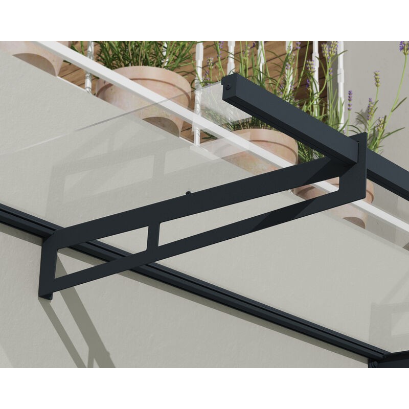 Canopia Bremen Auvent de porte 150x93 cm Transparent Canopia Bremen Auvent de porte 150x93 cm Transparent