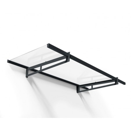Canopia Bremen Auvent de porte 205x93 cm Transparent