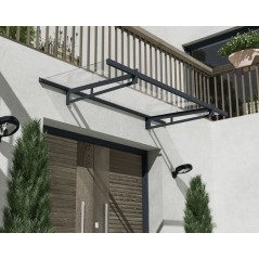 Canopia Bremen Door Awning 205x93 cm Transparent