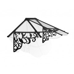 Canopia Lily Auvent de porte 216x88x70 cm Transparent