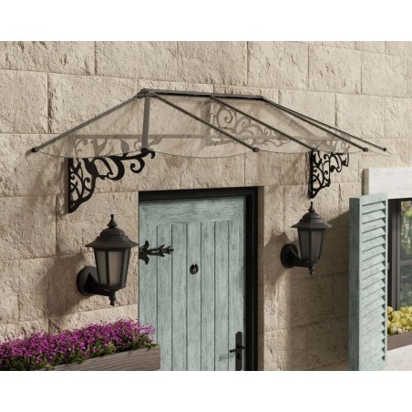 Canopia Lily Auvent de porte 267x88x70 cm Transparent