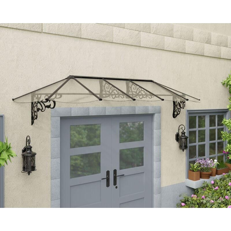 Canopia Lily Auvent de porte 319x88x70 cm Transparent Canopia Lily Auvent de porte 319x88x70 cm Transparent