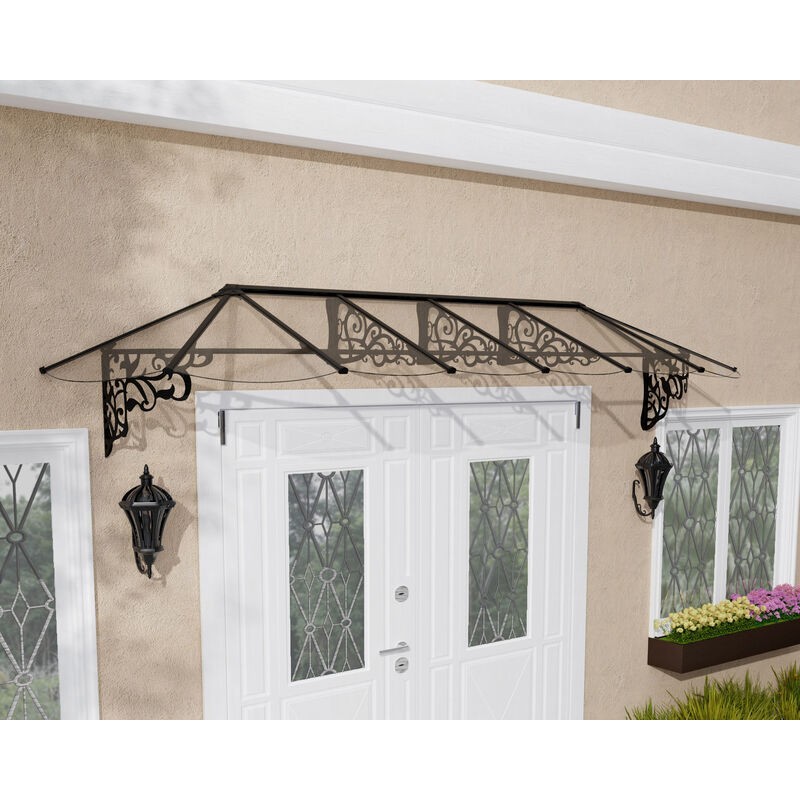 Canopia Lily Auvent de porte 370x88x70 cm Transparent Canopia Lily Auvent de porte 370x88x70 cm Transparent