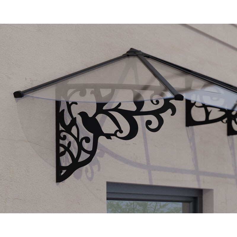 Canopia Lily Auvent de porte 370x88x70 cm Transparent Canopia Lily Auvent de porte 370x88x70 cm Transparent