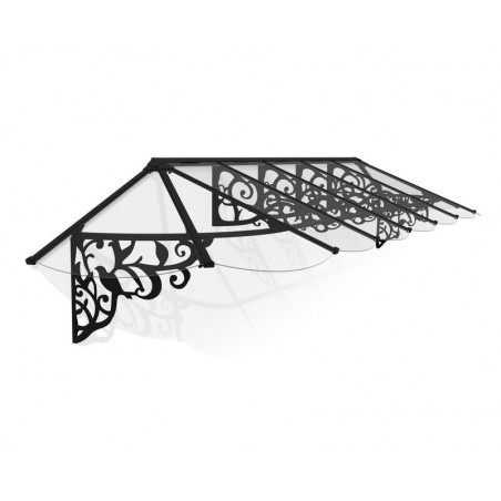 Canopia Lily Auvent de porte 421x88x70 cm Transparent