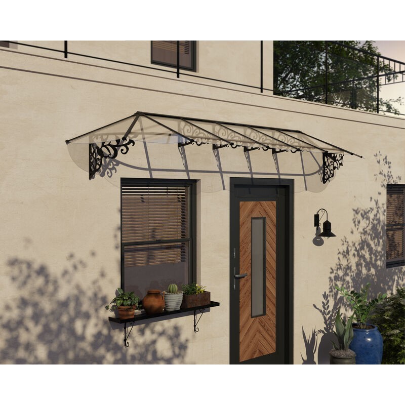 Canopia Lily Auvent de porte 421x88x70 cm Transparent Canopia Lily Auvent de porte 421x88x70 cm Transparent
