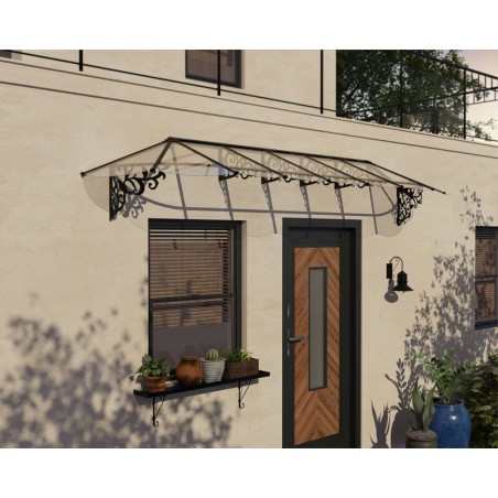 Canopia Lily Auvent de porte 421x88x70 cm Transparent