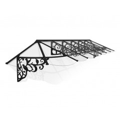 Canopia Lily Auvent de porte 472x88x70 cm Transparent