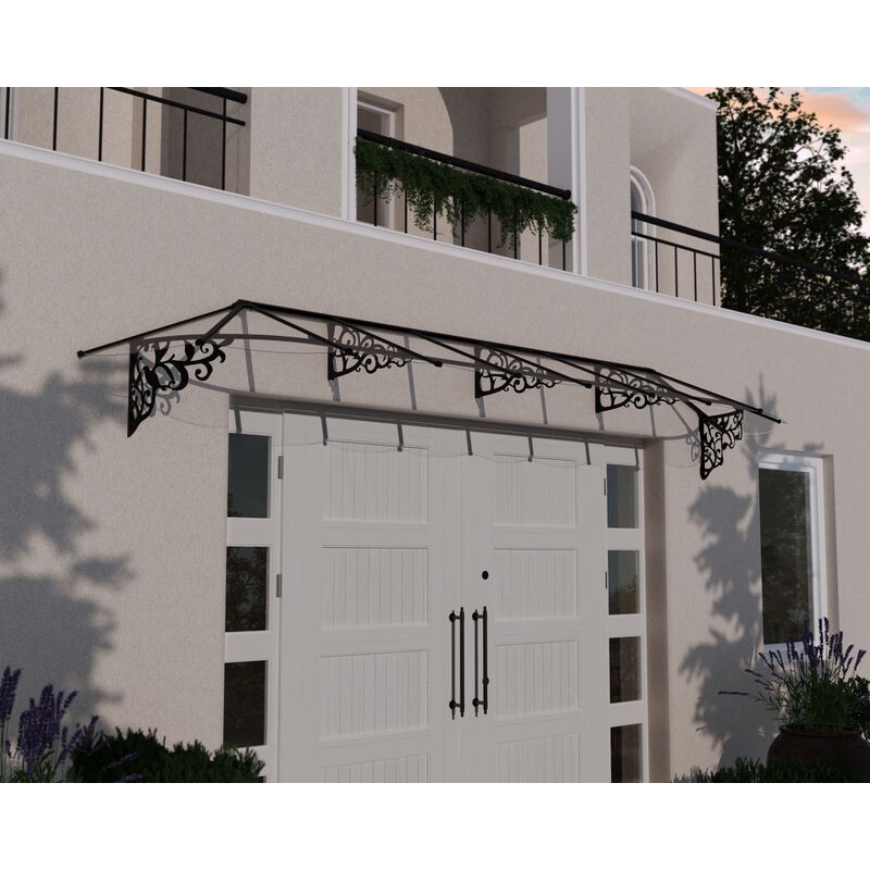 Canopia Lily Auvent de porte 472x88x70 cm Transparent Canopia Lily Auvent de porte 472x88x70 cm Transparent