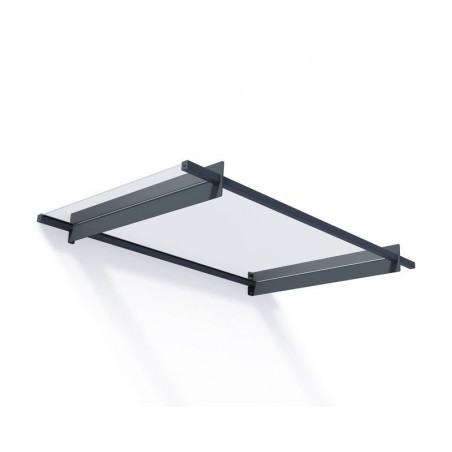 Canopia Nancy Auvent de porte 150x94 cm Transparent