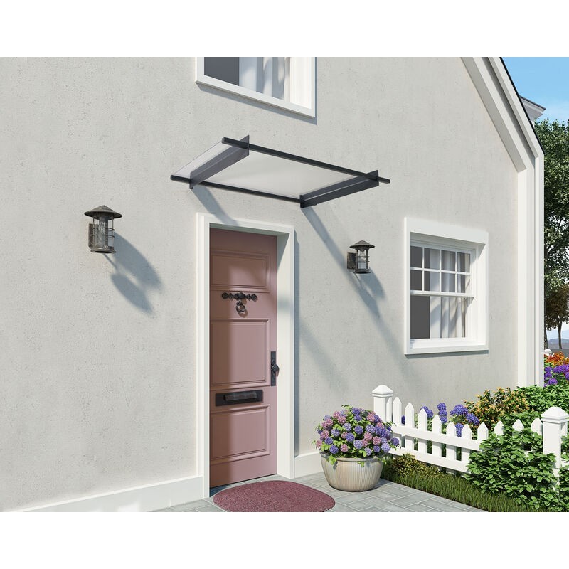 Canopia Nancy Auvent de porte 150x94 cm Transparent Canopia Nancy Auvent de porte 150x94 cm Transparent