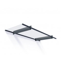Canopia Nancy Auvent de porte 205x94 cm Transparent
