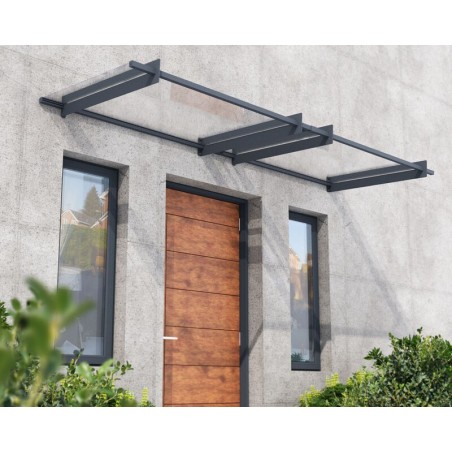 Canopia Nancy Auvent de porte 301x94 cm Transparent