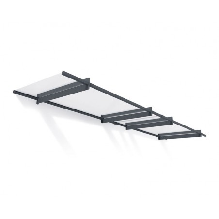 Canopia Nancy Auvent de porte 411x94 cm Transparent