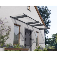 Canopia Nancy Auvent de porte 411x94 cm Transparent
