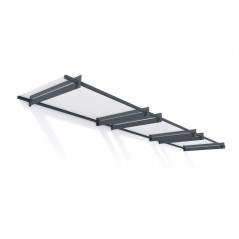 Canopia Nancy Auvent de porte 452x94 cm Transparent
