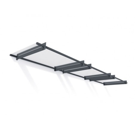 Canopia Nancy Auvent de porte 452x94 cm Transparent