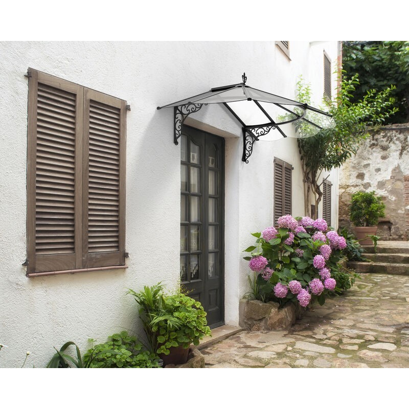 Canopia Iris Auvent de porte 175x125 cm Transparent Canopia Iris Auvent de porte 175x125 cm Transparent