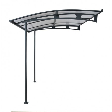 Canopia Vega Auvent de porte 200x200x252 cm Transparent