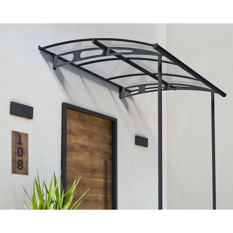 Canopia Vega Auvent de porte 200x200x252 cm Transparent Canopia Vega Auvent de porte 200x200x252 cm Transparent