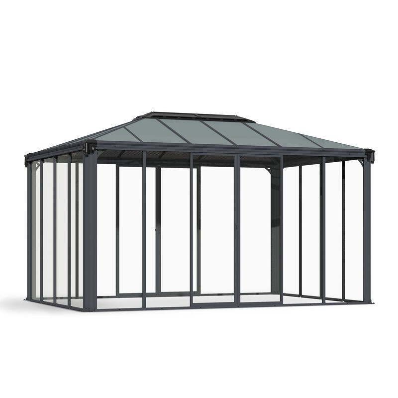 Canopia Ledro Tonnelle fermée en aluminium 3x4.3 m Canopia Ledro Tonnelle fermée en aluminium 3x4.3 m