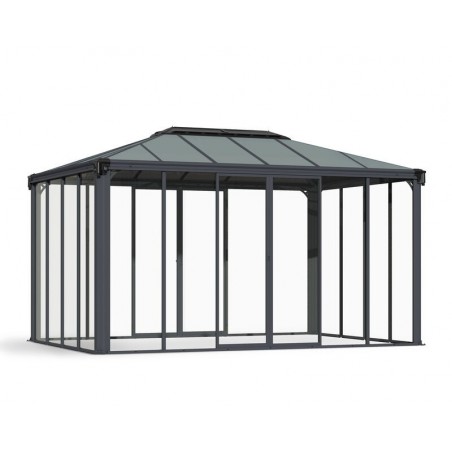 Canopia Ledro Tonnelle fermée en aluminium 3x4.3 m