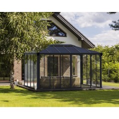 Canopia Ledro Tonnelle fermée en aluminium 3x4.3 m